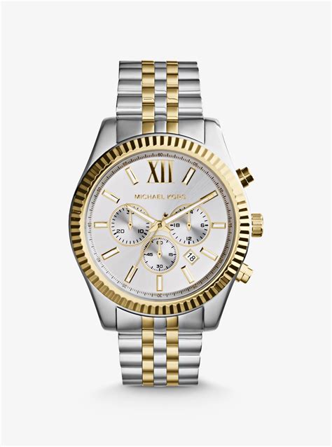 michael kors silver gold watch|michael kors small gold watch.